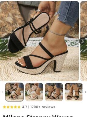 Milan strappy heel by Northend